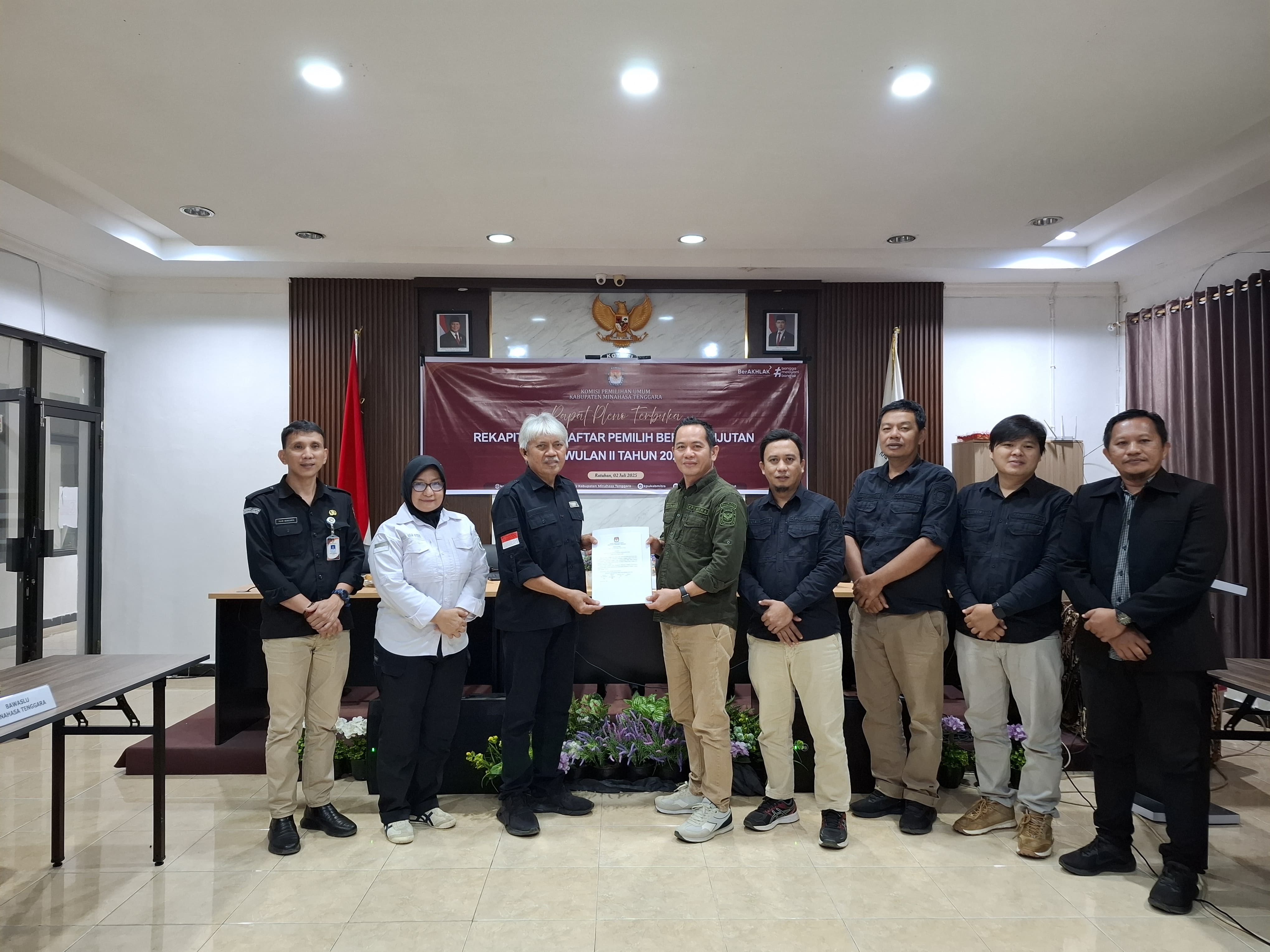 Awasi Rapat Pleno Terbuka Rekapitulasi Pemutakhiran dan Penetapan Daftar Pemilih Berkelanjutan (PDPB) 