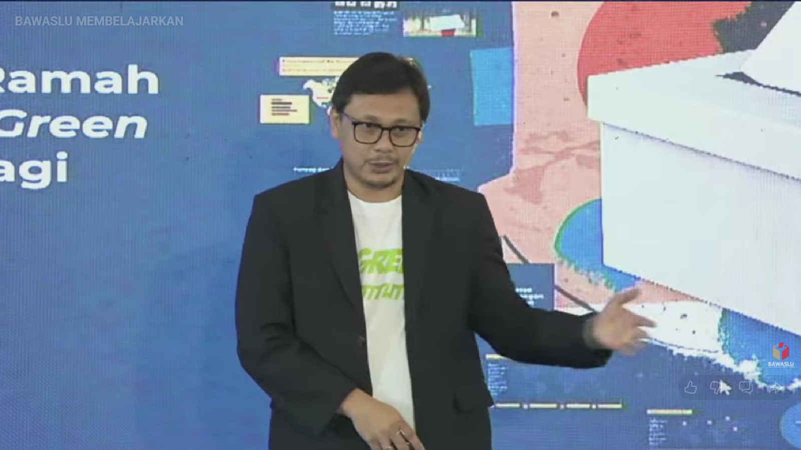 Bawaslu Provinsi Sulawesi Utara Sukses Paparkan Strategi Bawaslu Monitoring “Green Election” Pada Kegiatan Bawaslu Membelajarkan yang di gelar oleh Bawaslu Republik Indonesia, pada Sabtu (29/11/2025).